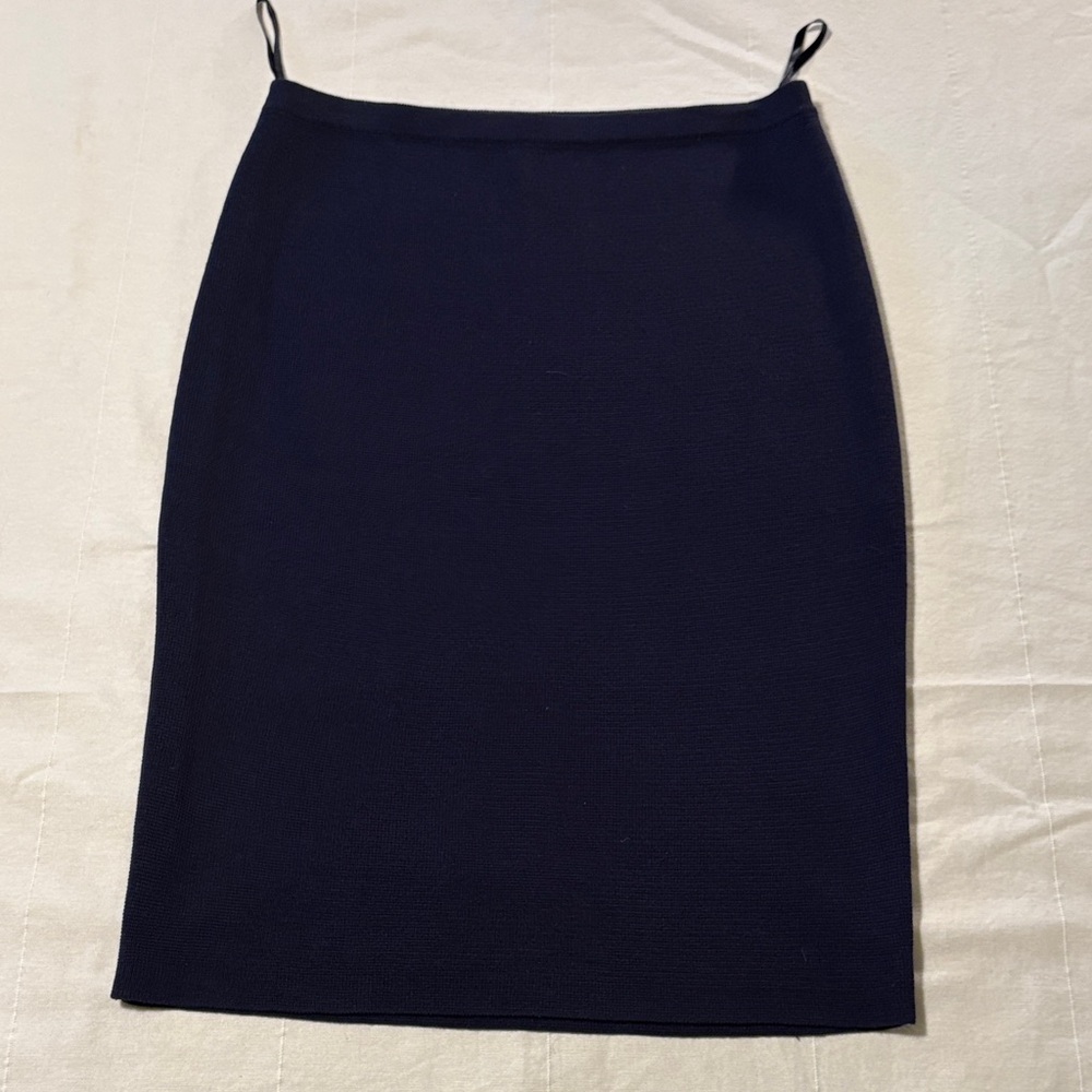 Eileen Fisher Midnight Blue Pencil Skirt